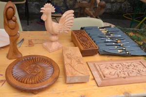 Fontaine du Cembro outils et objets