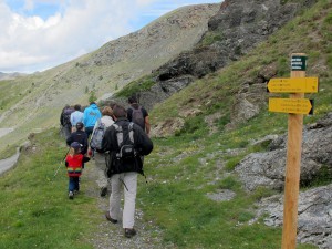 Début du sentier de la Mine de cuivre