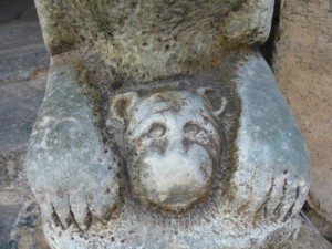 eglise détail lion