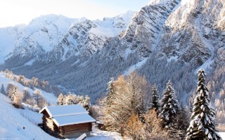 vers le fond de vallee