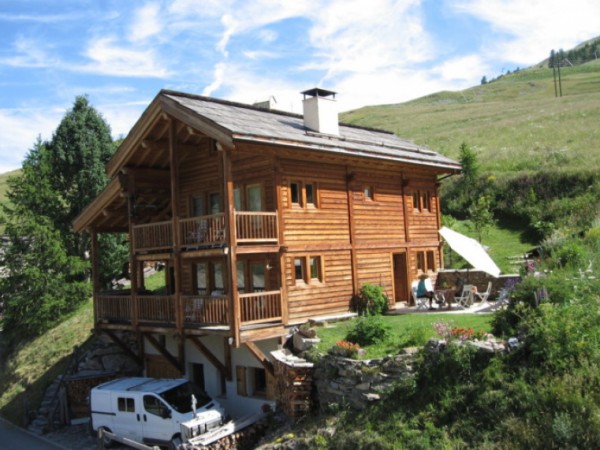 Chalet en été