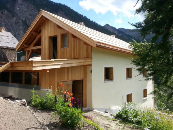 Chalet côté jardin