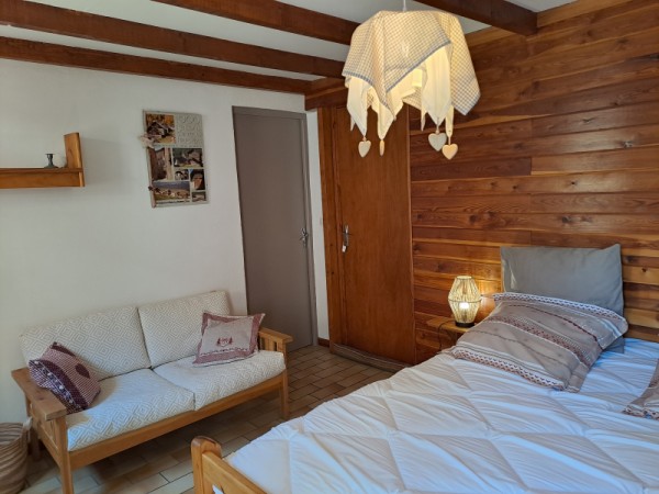 Chambre lit 2 places exposition est