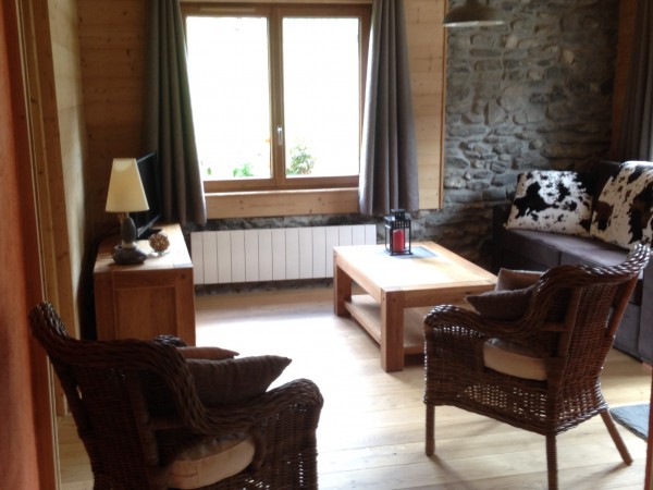 Chalet soleniou - le coin salon