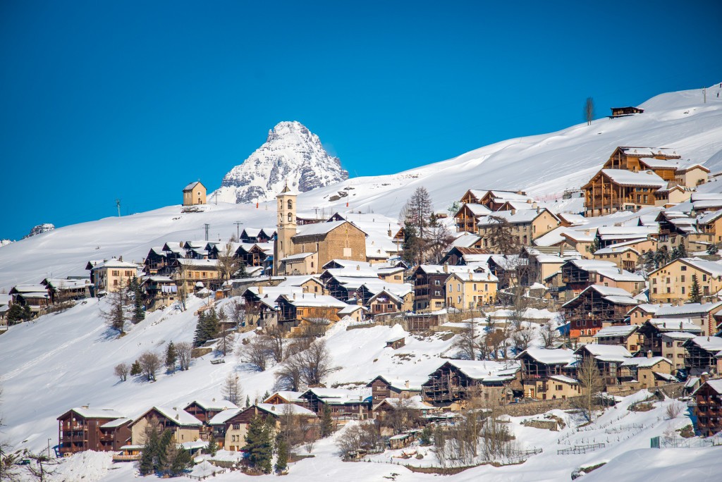 Saint véran en hiver