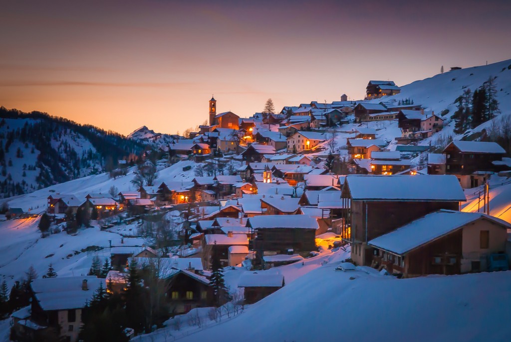 Saint-Véran la nuit