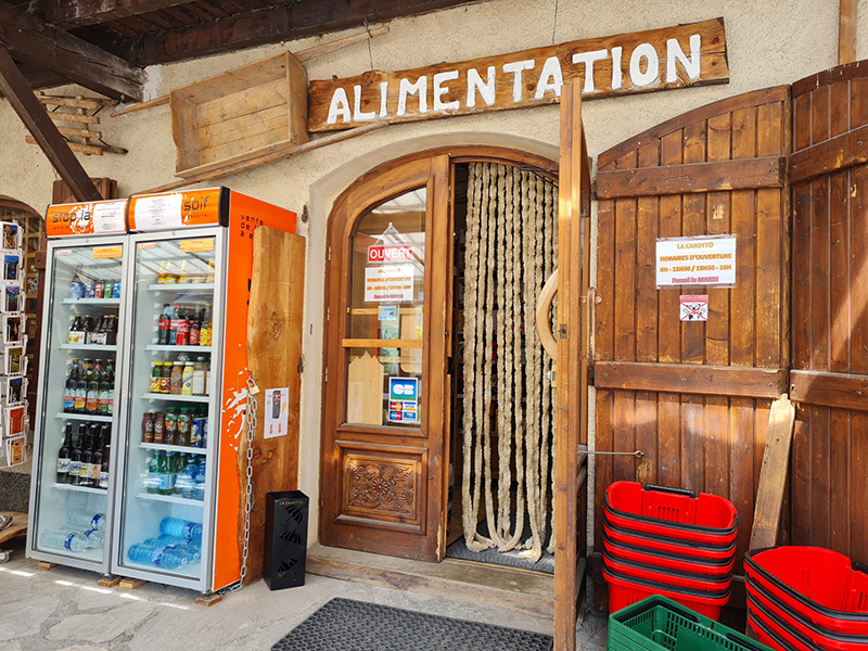 La Carotto épicerie à Saint-Véran 