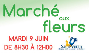 Mardi 9 juin 2026 : marche aux fleurs